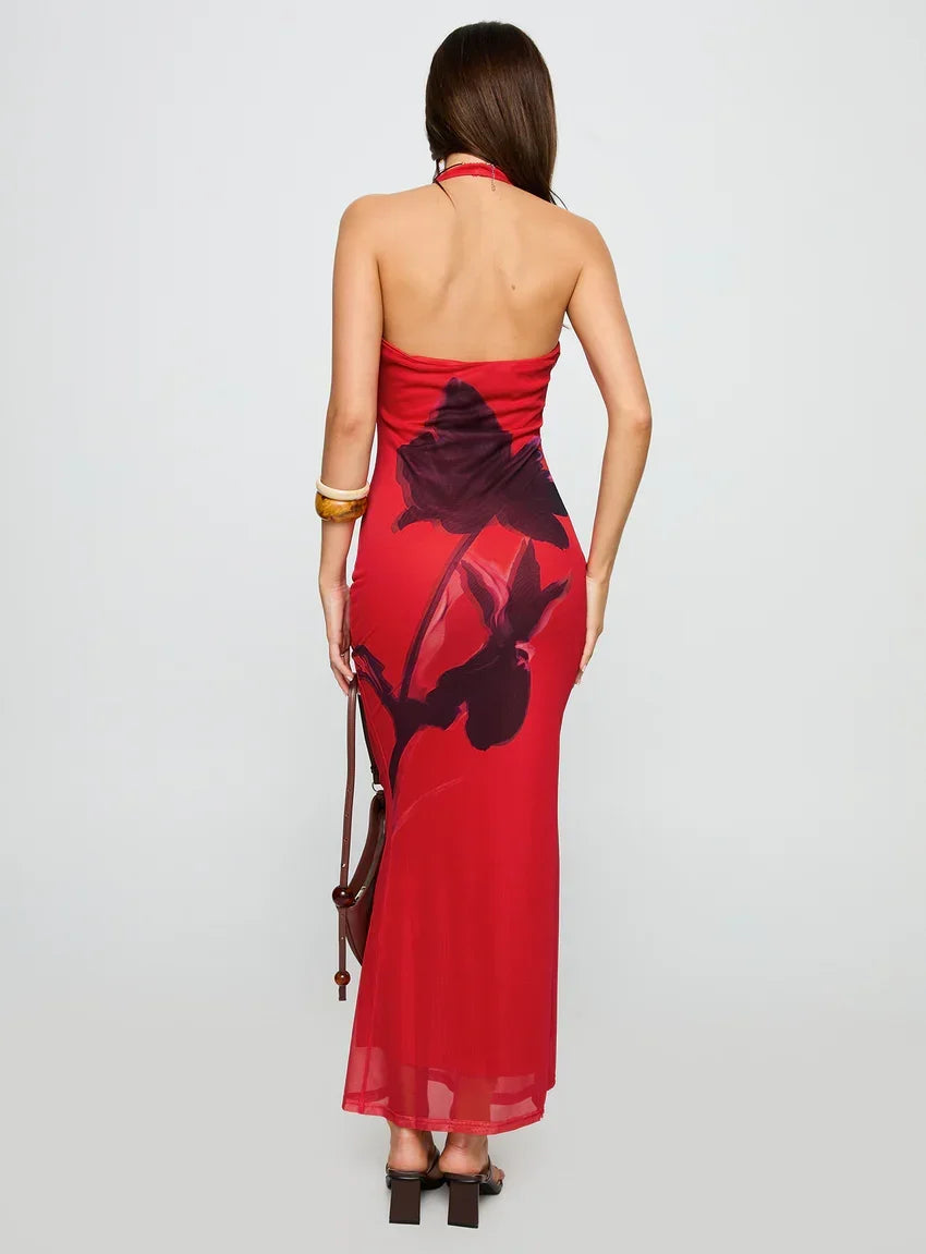Bittersuite Cowl Maxi Dress Multi