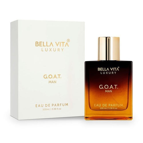 Bella Vita Luxury G.O.A.T. EDP 100ml - Men's Eau de Parfum Spray, Long Lasting Woody Fragrance