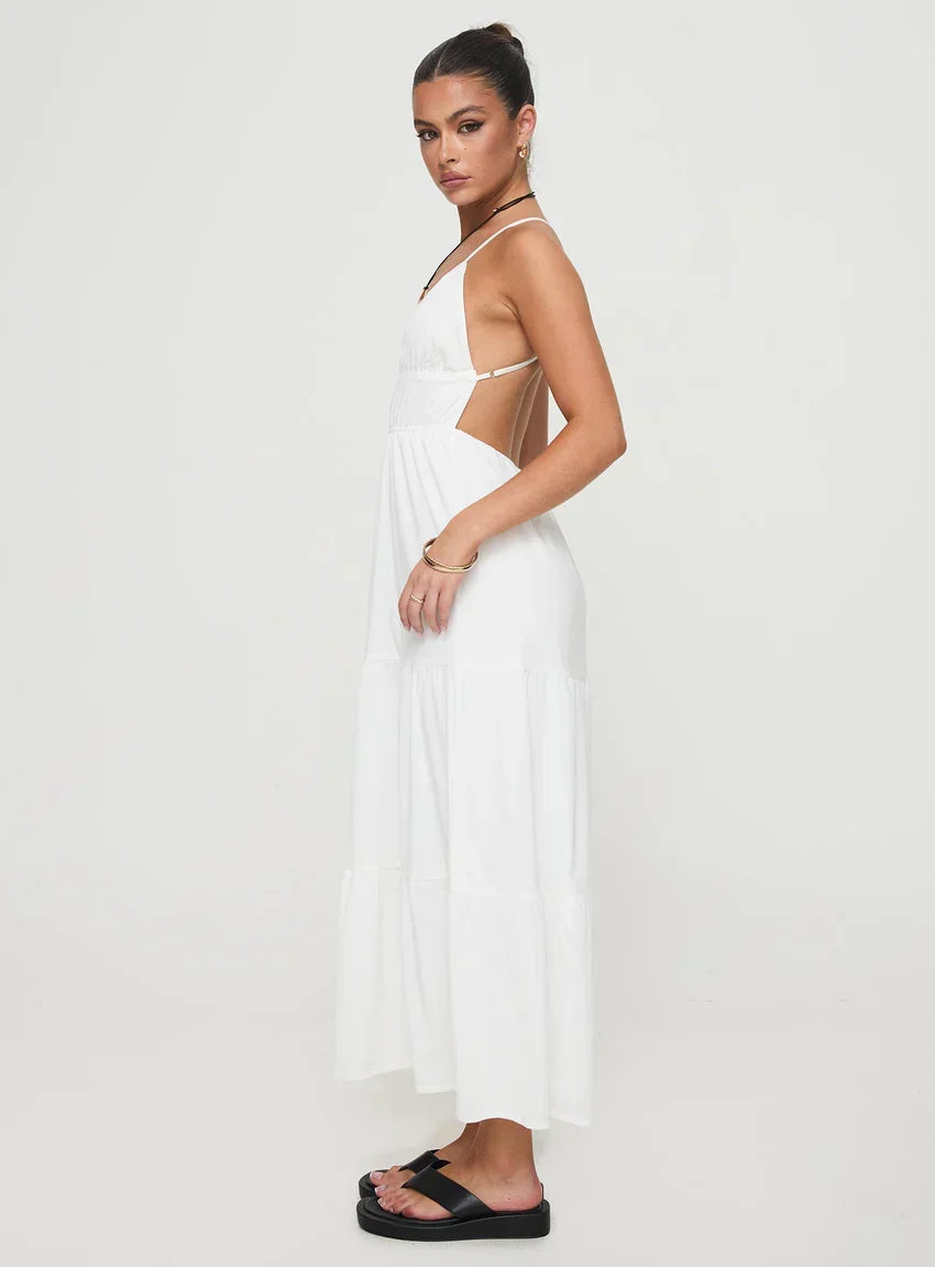 Mckew Maxi Dress White