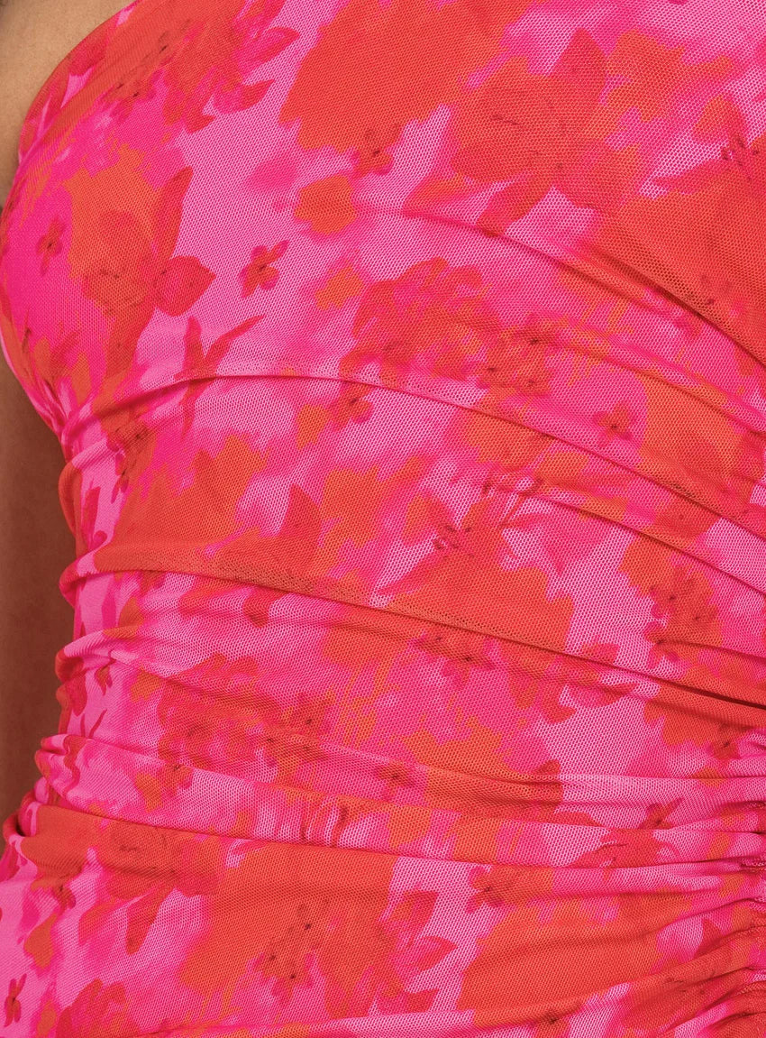 Donelli Mini Dress Pink Floral