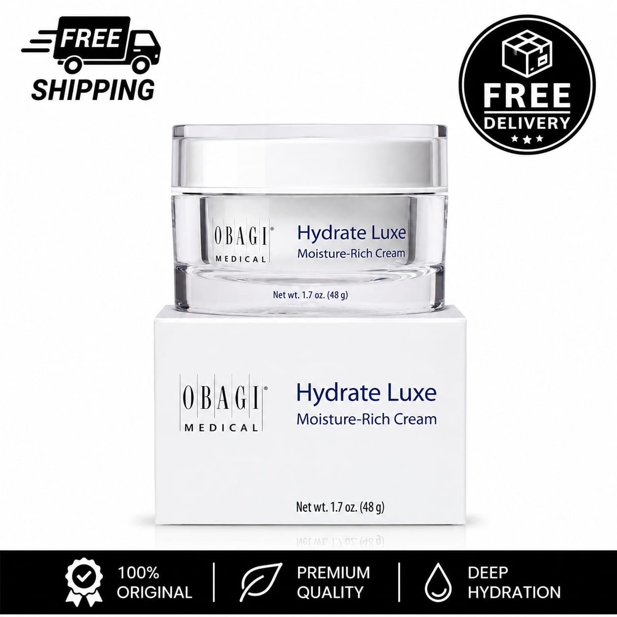 Obagi Hydrate Luxe Moisture-Rich Cream 1.7 oz