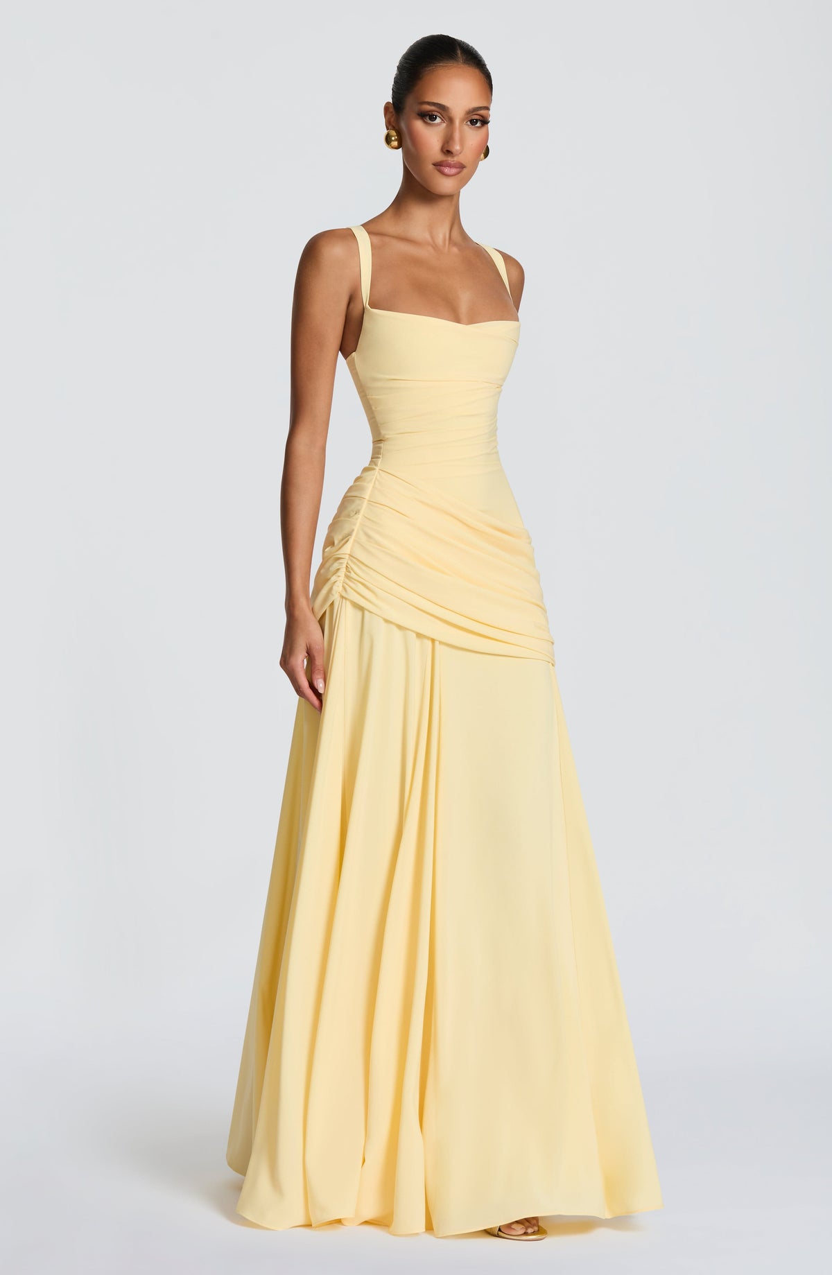 Sura Maxi Dress - Lemon VIP