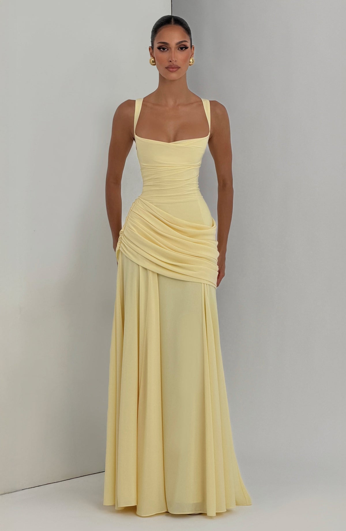 Sura Maxi Dress - Lemon VIP